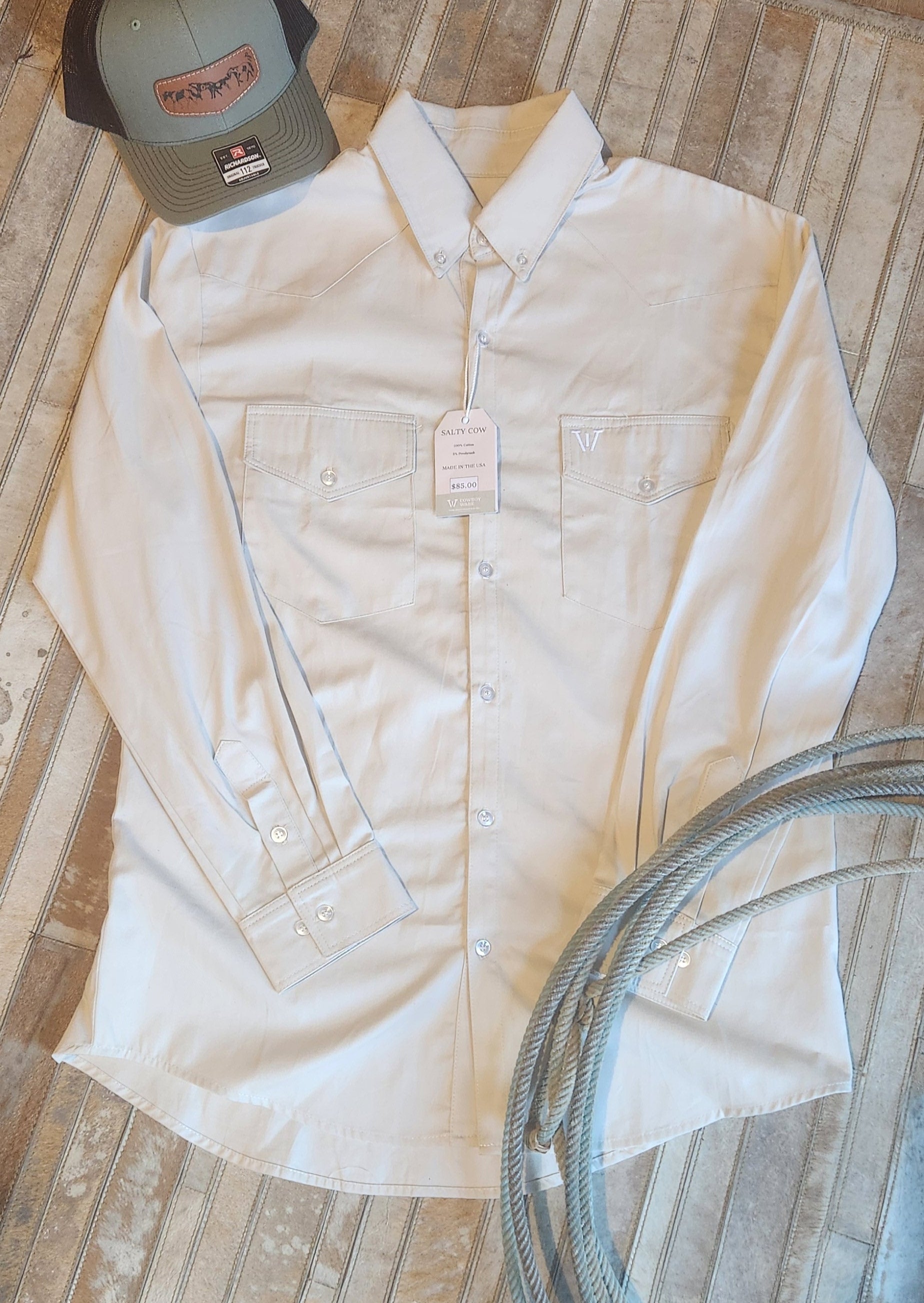 Salty Cow Men's Button Down