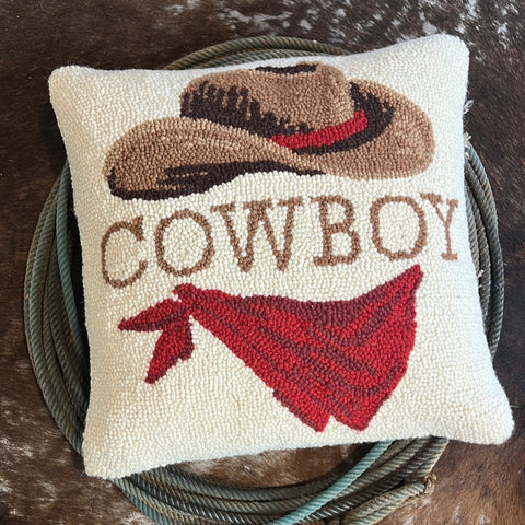 Longhorn Western Throw Pillow