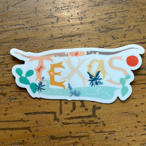 Longhorn Texas Sticker