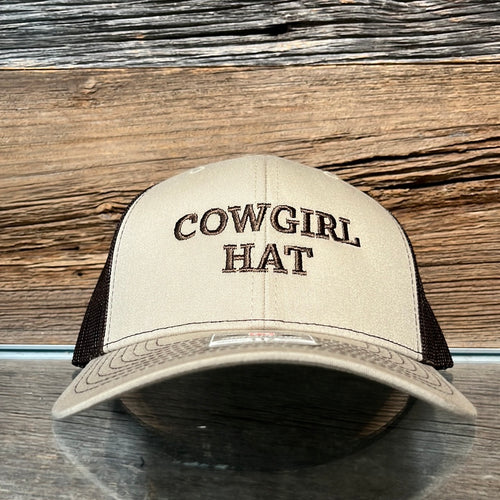 Cowgirl Hat Cap - Brown/Tan