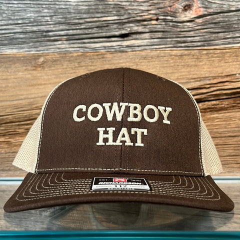 Cowboy Hat Cap - Black