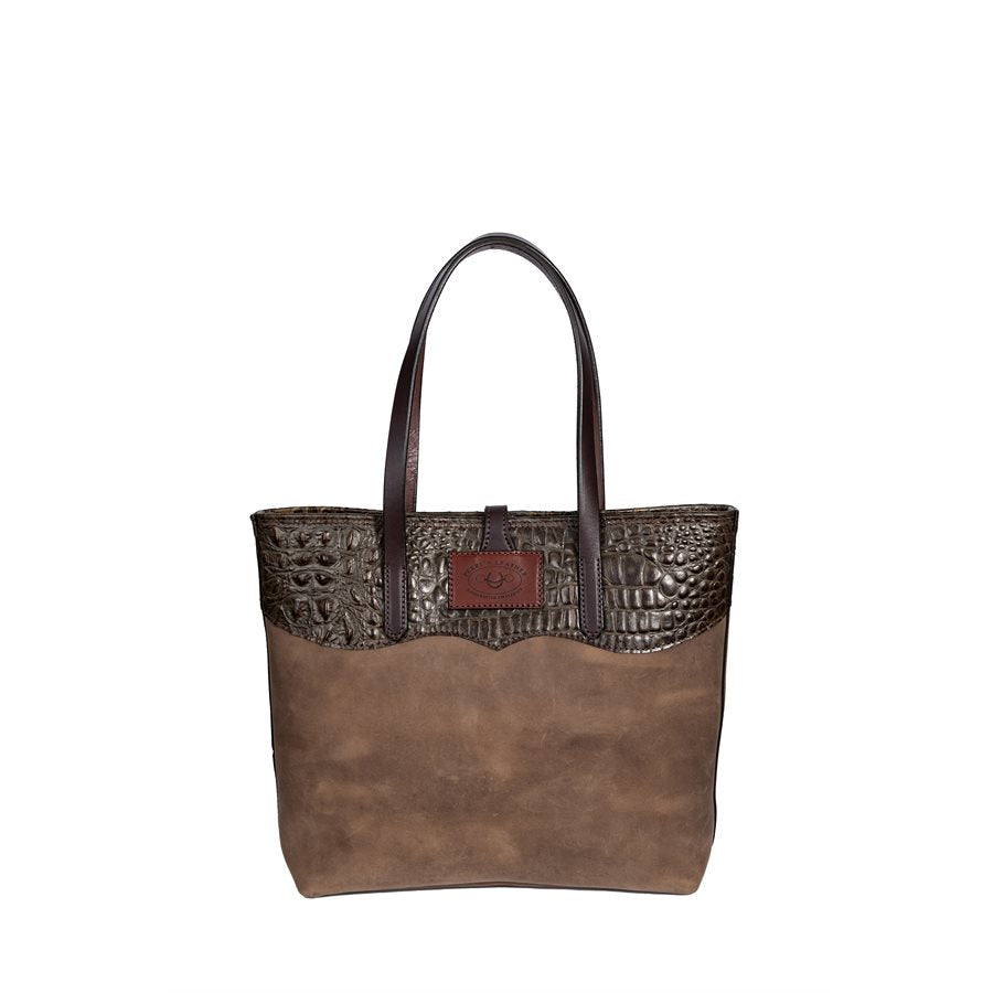 Western Brown Leather Handbag WSP