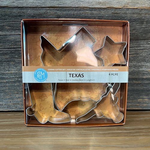 Texas State 4 Cookie Cutter Set