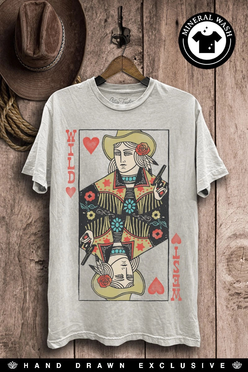 Wild West Queen of Hearts Tee