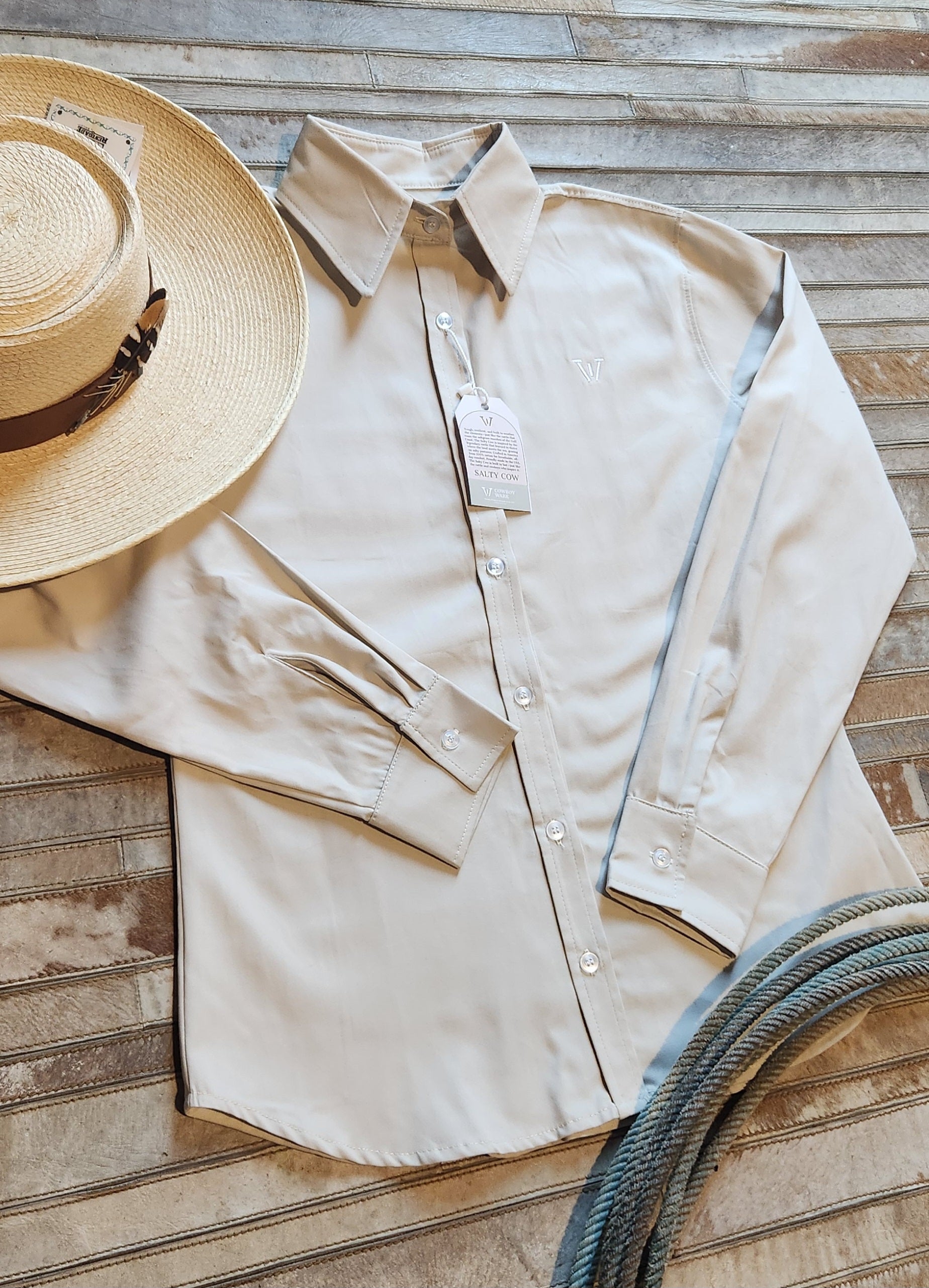Salty Cow Ladies Button Down