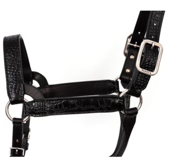 Perri's Western Crocodile Embossed Show Halter