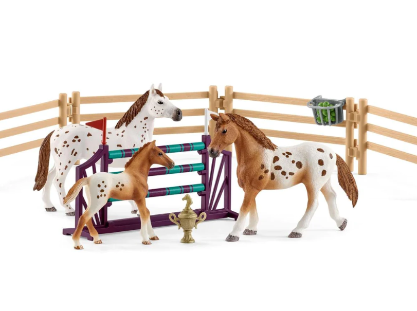 Schleich Lisa's Tournament Training Set