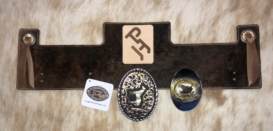 S2T Hair on Hide Horizontal Buckle Display