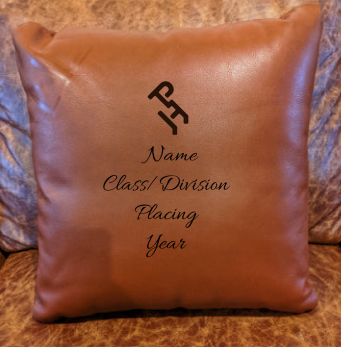 Custom Leather Pillow