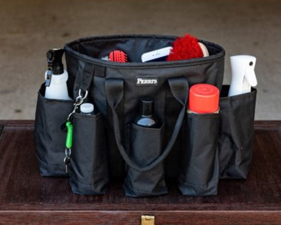 Perri's Premium Black Grooming Tote