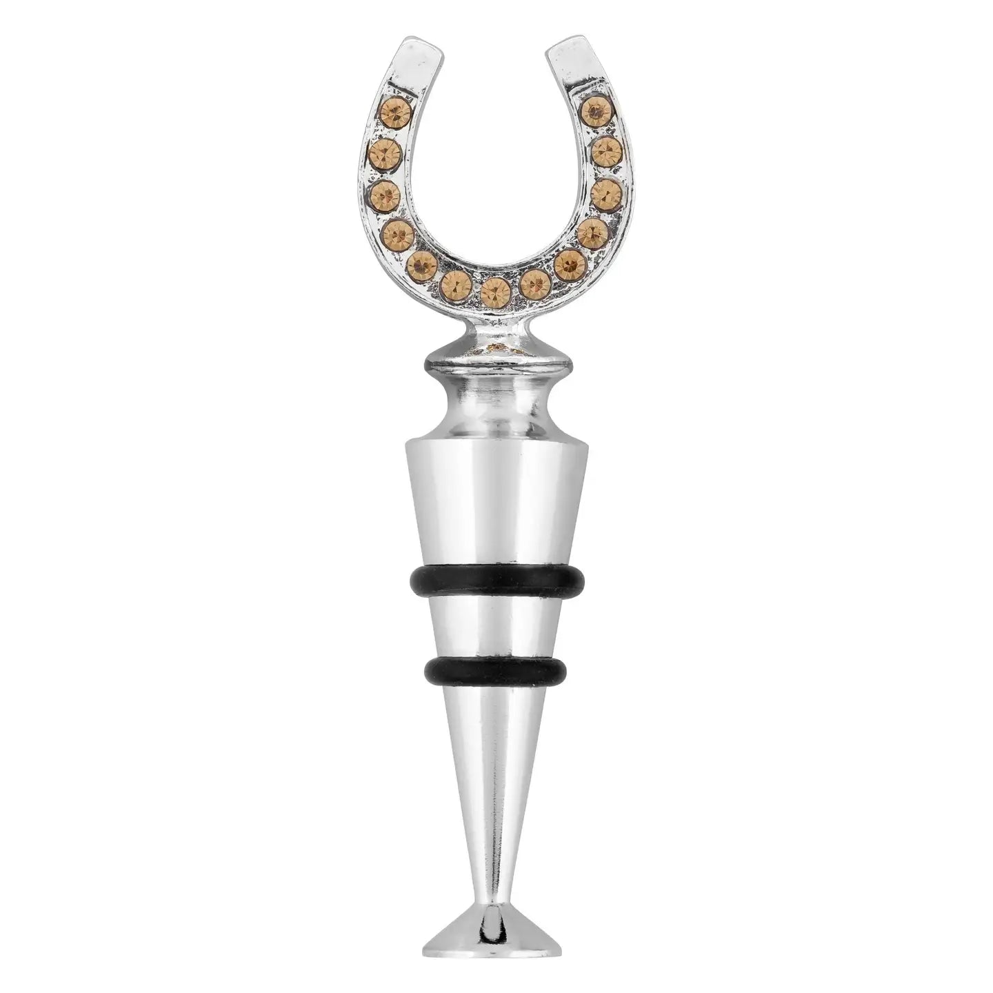 Crystal Horseshoe Wine Stopper