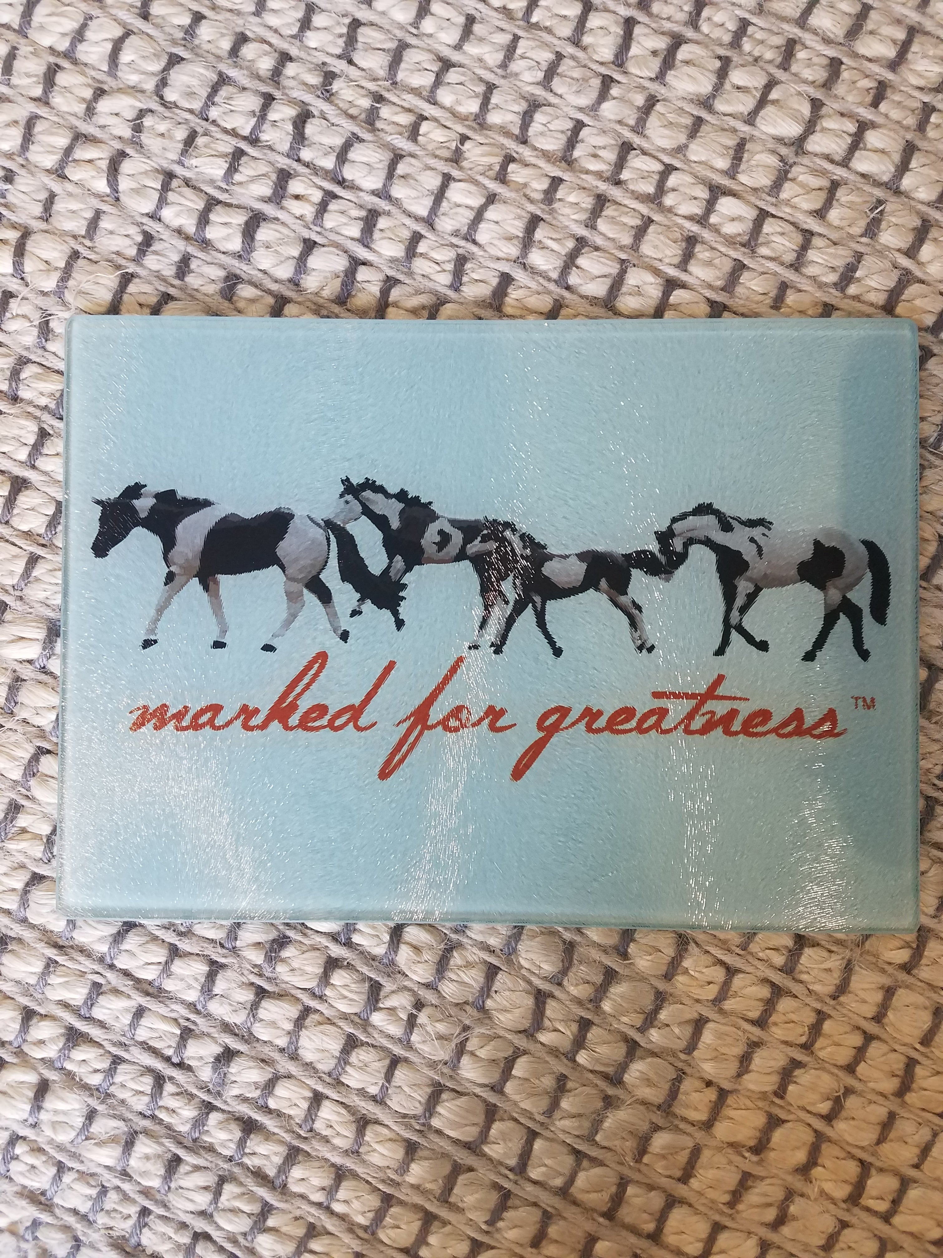 Glass Cutting Board - Marked For Greatness