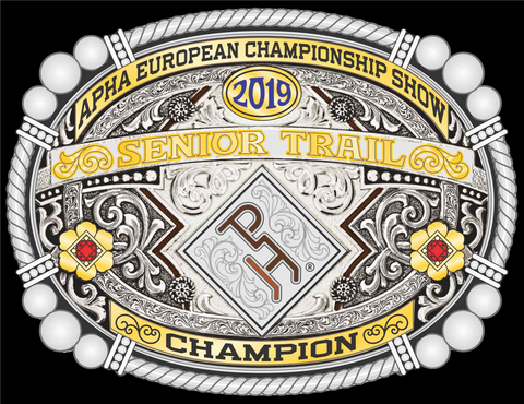 Eastern and Western National Champion Buckle