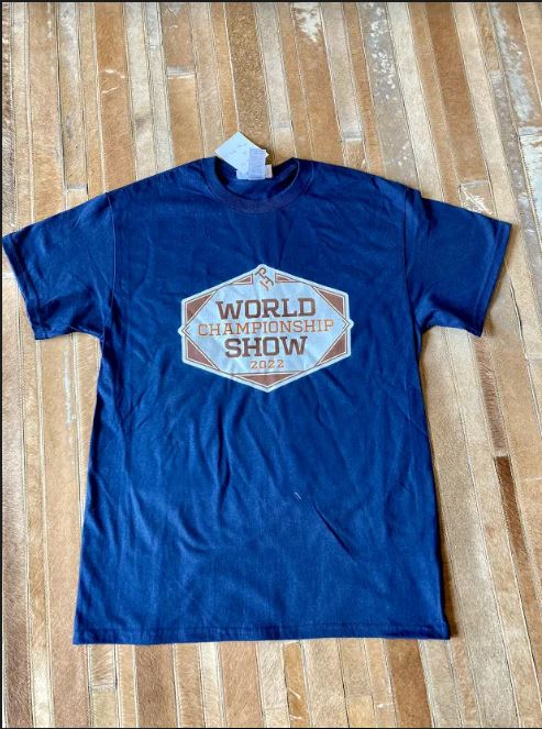 WS22 Navy Logo Tee