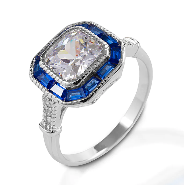 KH Small Asscher Cut Ring