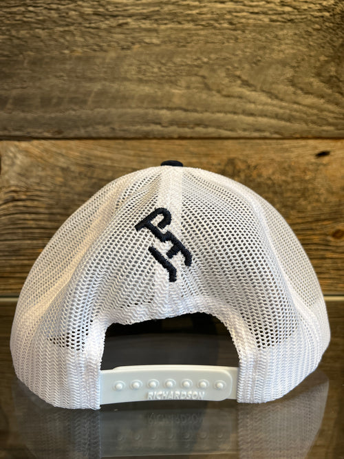 Cowgirl Hat Cap - Navy/ White