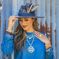 Medium Stainless Steel Hoop Earrings 18K Gold Plating 219b