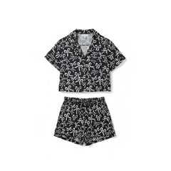 Black Bow PJ Set