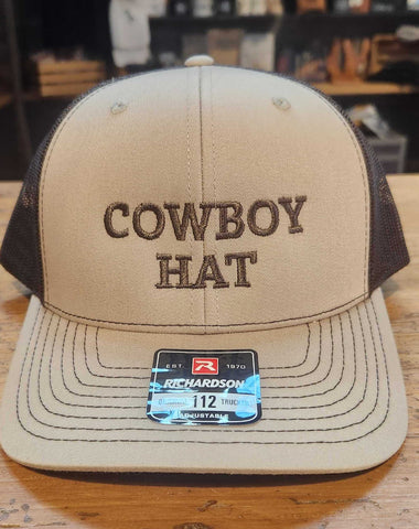 Cowboy Hat Cap - Brown / Khaki