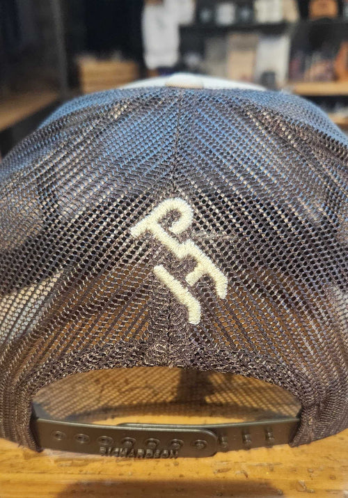 Cowboy Hat Cap - Cream / Brown