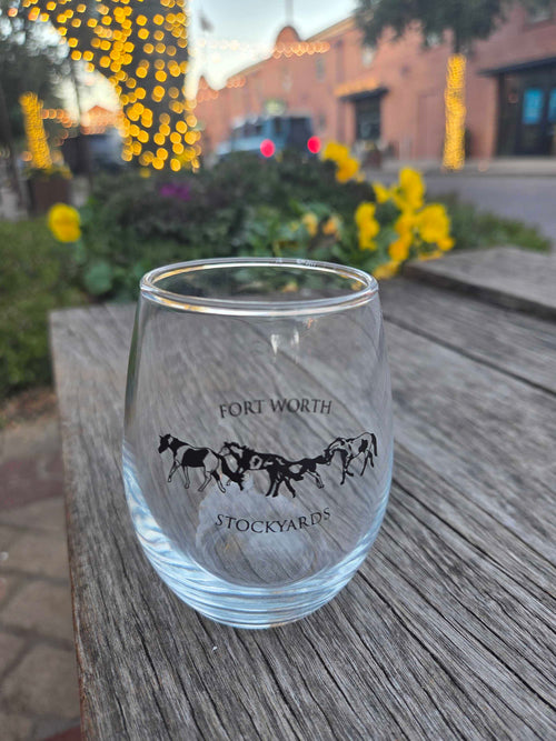 Stockyards Wine Glass
