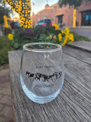 Stockyards Wine Glass