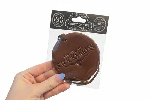 Stockyards Leather Air Freshener - Cowboy Cologne