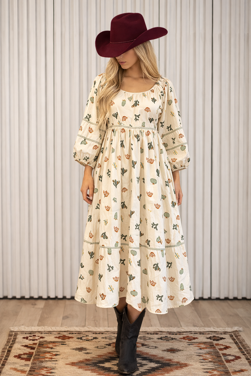 C&C - Desert Summer Cactus Dress