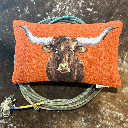 Big Texas Longhorn Hook Pillow