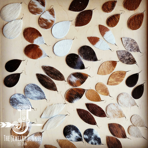 **Leather Earring Starter Pack-Hair-On-Hide-30 Pairs 208m