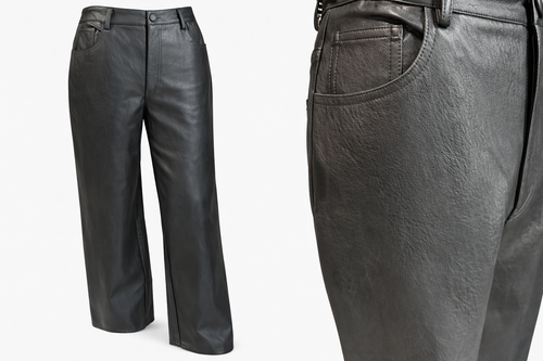C&C - Heart Breaker Faux Leather Black Pants