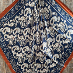Wildrag - Navy & Rust Paisley