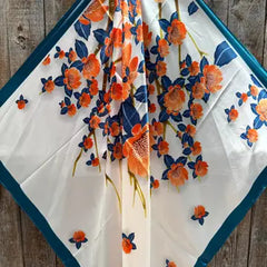 Wildrag - Blue & Orange Florals
