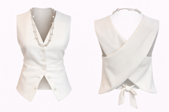 C&C - Built Different White Vest
