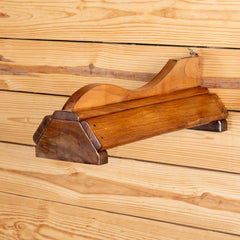 SS Deluxe Wooden Saddle Rack with Spine Stabilizer