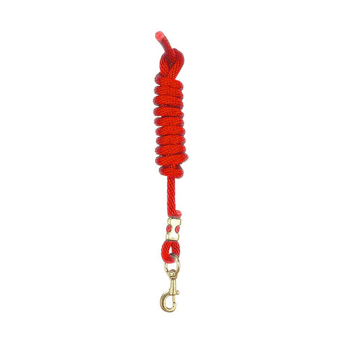Red Nylon Lead w/Snap WSP