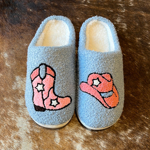 Pink Cactus Slippers