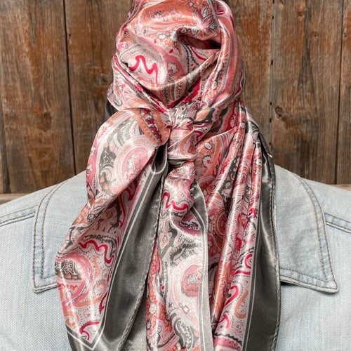 Wildrag - Pink & Grey Paisley
