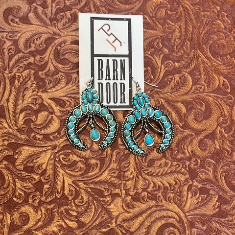 The Red Concho Earrings
