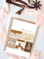 Thank You Poststamp Card