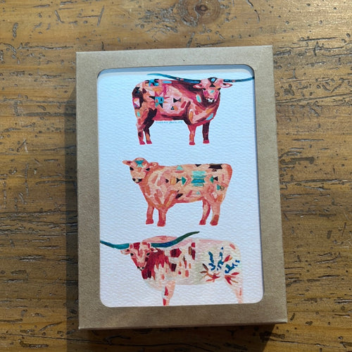 Mini Longhorn Card Set