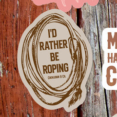 Roping Sticker