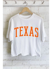 TEXAS Puff Cropped Tee