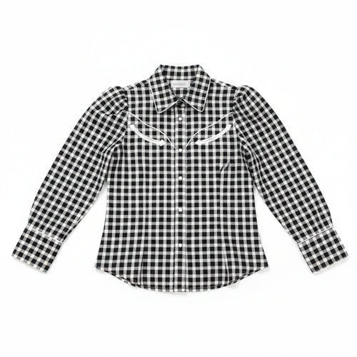 Gingham Cowgirl Button Down