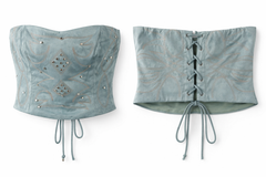 C&C - Feeling Bluez Blue/Grey Tube Top