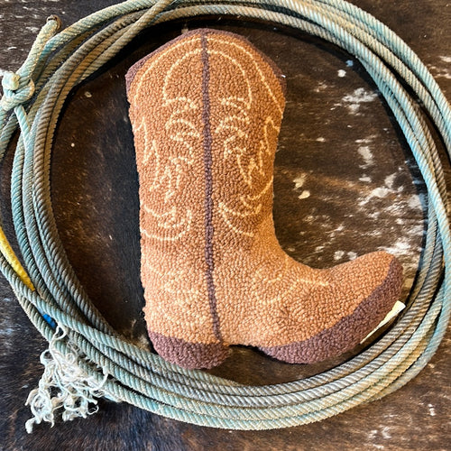 Cowboy Boot Hook Pillow