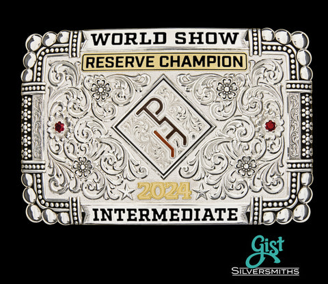 World Show Top Placing Buckle