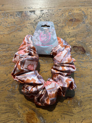 Western Scrunchie - Pink Aztec