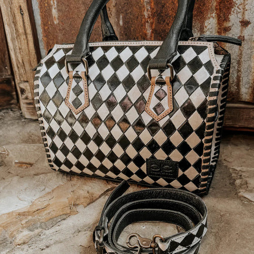 CSC Bailey Checkered Speedy Bag