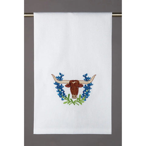 Red Horseshoe Christmas Kitchen Towel